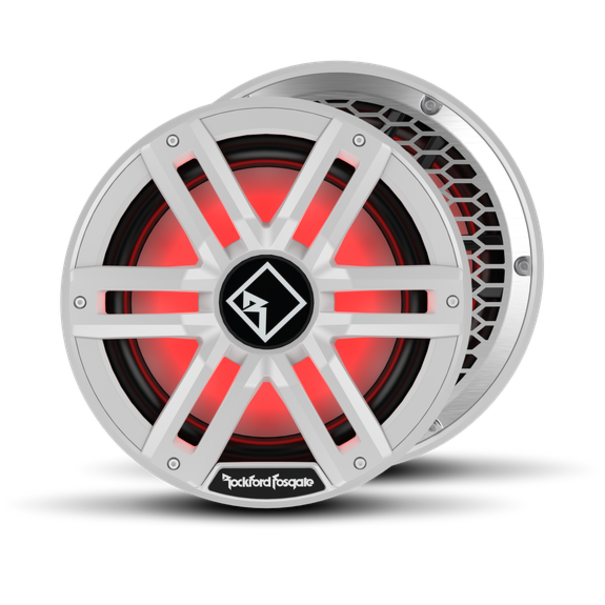 Rockford Rockford M2D2-12I - 30 cm - DVC 2 Ohm - Color Optix™ -  Infinite Baffle -  Marine Subwoofer - Wit