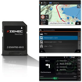 Zenec Z-EMAP66-MH3 - Optioneel Camper en Vrachtwagen navigatie softwarepakket -  Voor de Zenec Z-N956, Z-E3756, de Z-E3766, de Z-N965 en de Z-N966