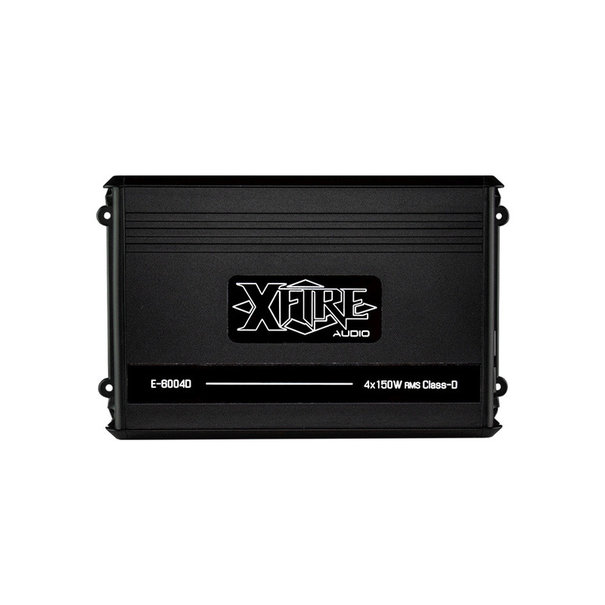 XFire XFire E-6004D - 4 kanaals versterker - 4x 150 Watt RMS - 2 Ohm