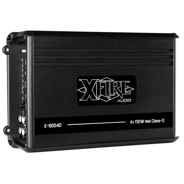 XFire XFire E-6004D - 4 kanaals versterker - 4x 150 Watt RMS - 2 Ohm