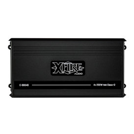 XFire E-8004D - 4 kanaals versterker - 4x 200 Watt RMS - 2 Ohm