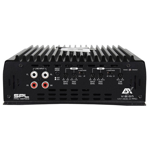 ESX ESX VX1400.4PRO - Ultra Klasse D - 4 Kanaals versterker - 350 Watt RMS  - Leverbaar 1e kwartaal 2023