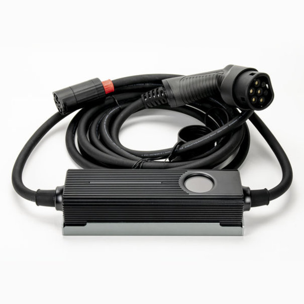 Besen Draagbare EV reislader Type 2 -  Inclusief 5 adapters - Tas - Muurbeugel  - Stroommeter - Intelligente adapter