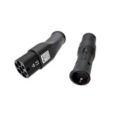 Metron Adapter - Type 2 laadpunt naar normaal stopcontact (Schuko) - 1 Fase 16A
