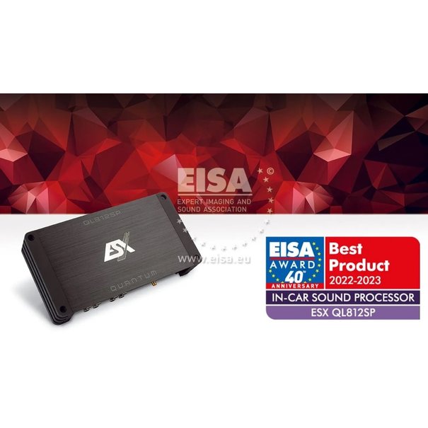 ESX ESX Quantum QL812SP -  DSP processor -  12 kanaals - Bluetooth streaming