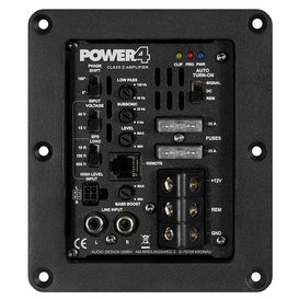 ESX POWER4 - Klasse D -  Actieve module -  4 ohm voor subwooferbehuizingen