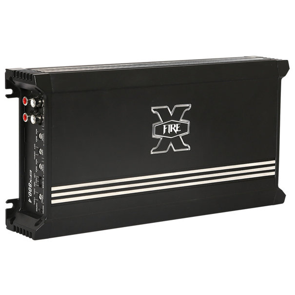 XFire XFire EFX-800.4 - 4 kanaals versterker - 4x 100 Watt RMS - 2 /4Ohm