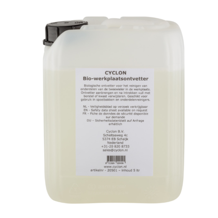 Olie Cyclon Bio Werkplaats Ontvetter- 5 Liter