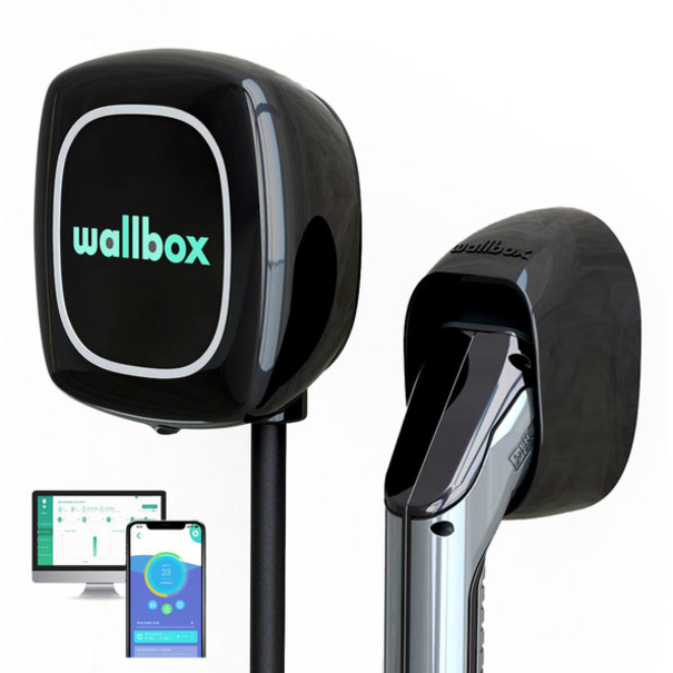 Wallbox Pulsar Wallbox Pulsar Plus Thuislader - Incl. Wallbox Power Boost - Wit- 22 Kw - Type 2 kabel - 3 Fasen 32A - 5 Meter
