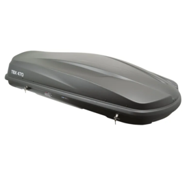 Twinny Load Dakkoffer TBX 470 Liter - Mat Antraciet - 189 X 78 X 38cm - Met U-beugels 60 & 90 mm