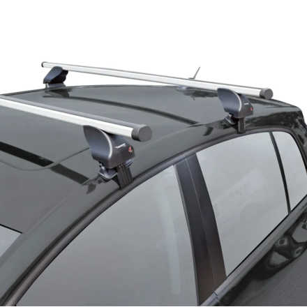 Dakdragerset Twinny Load Aluminium A18 - Semi pasvorm - Voor auto's zonder dakreling