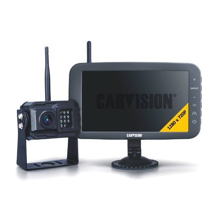 Carvision PACK-510DW 5" - Draadloos camera monitor systeem