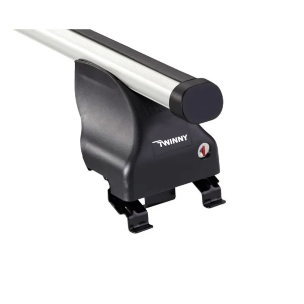 Twinny Load Dakdragerset Twinny Load Aluminium A52 - Voor Renault Megane IV 2016- & Volkswagen T-Roc 2017 - Voor auto’s zonder dakreling