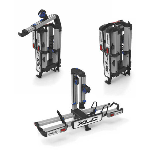 XLC  XLC Fietsendrager Almada Work-E VC-C07 Zwart/Zilver - 2 fietsen7/13 Polig - Opklapbaar - Kantelbaar