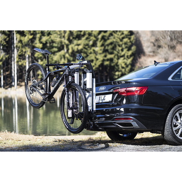 XLC Azura XLC Fietsendrager Almada Work-E VC-C07 Zwart/Zilver - 2 fietsen7/13 Polig - Opklapbaar - Kantelbaar