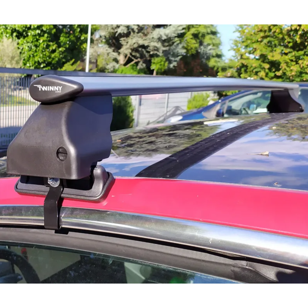 Twinny Load Dakdragerset Twinny Load Aluminium Fly Bar Passend voor Tesla Model 3