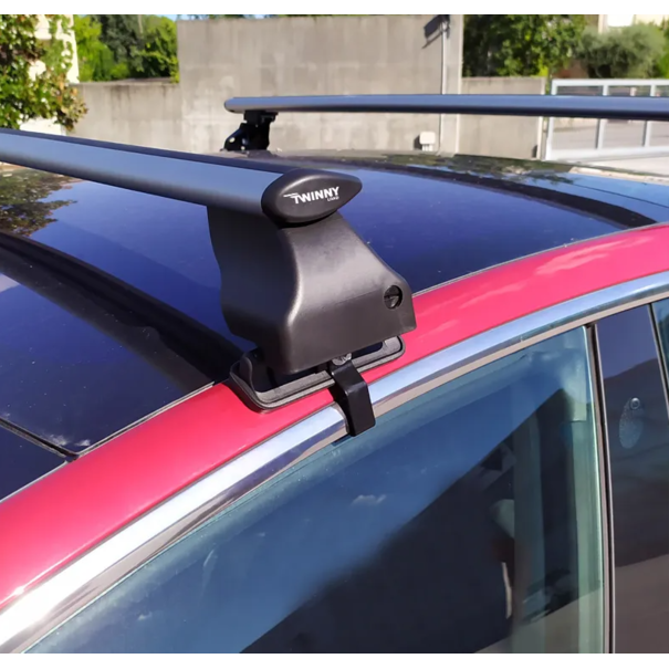 Twinny Load Dakdragerset Twinny Load Aluminium Fly Bar Passend voor Tesla Model 3