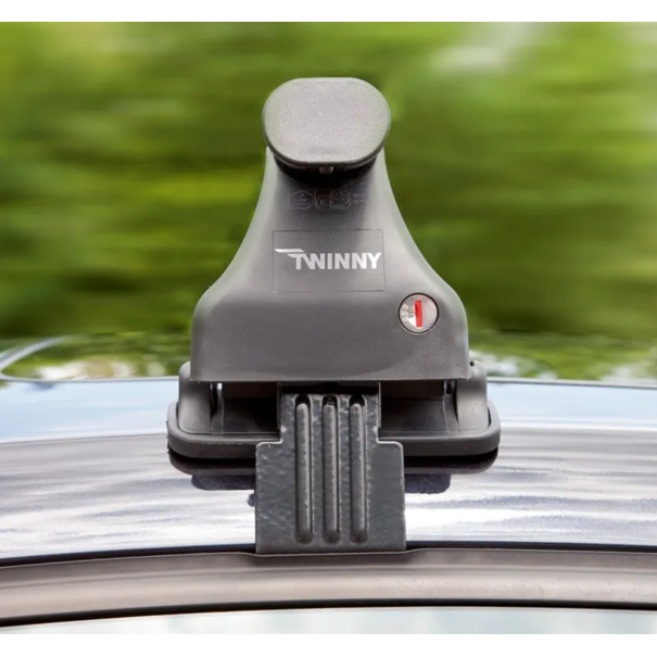 Twinny Load Dakdragerset Twinny Load Staal S19 - Semi pasvorm - Voor auto's zonder dakreling