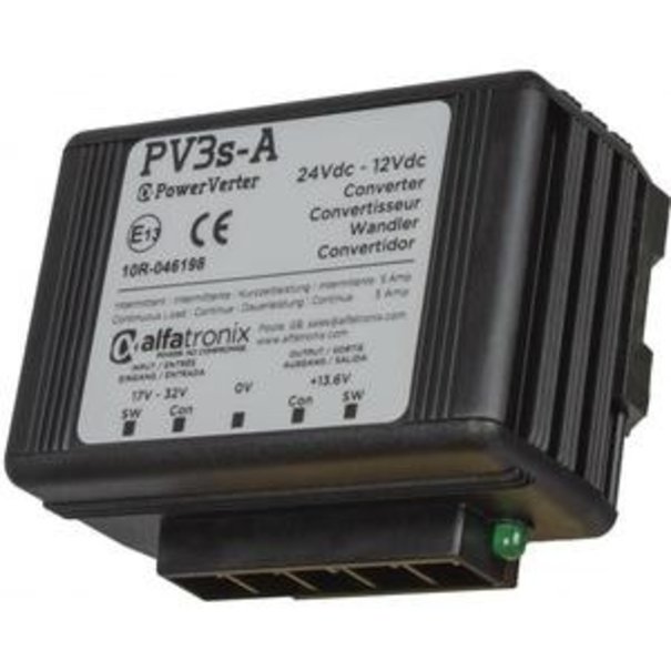 AEP Marine Parts BV Omvormer PV3s-A 24V -&gt; 12V Continue 3A / Periodiek 6A Dual Output non-isolated