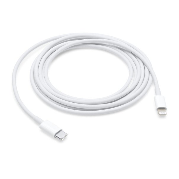 Apple Datakabel lightning - usbC Apple MKQ42 2m. wit Bulk