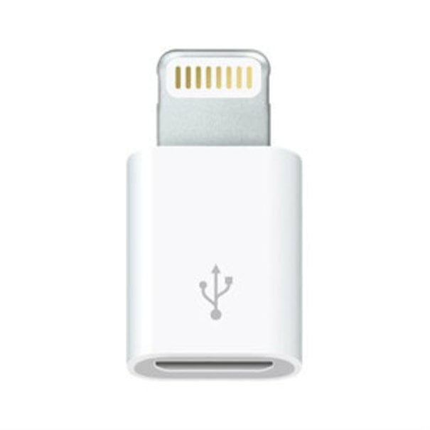 Apple Apple MD 820 Lightning naar micro USB adapter Origineel Apple