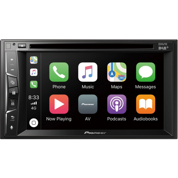 Pioneer Pioneer AVH-A3200DABAN - Multimedia systeem - 6.2" Touchscreen - 2 DIN - Bluetooth - 4x50 Watt