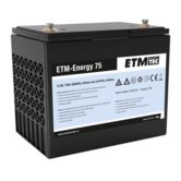 ETM-Energy 75 Lithium-Ion accu - Fluistermotor - 75Ah / 960Wh