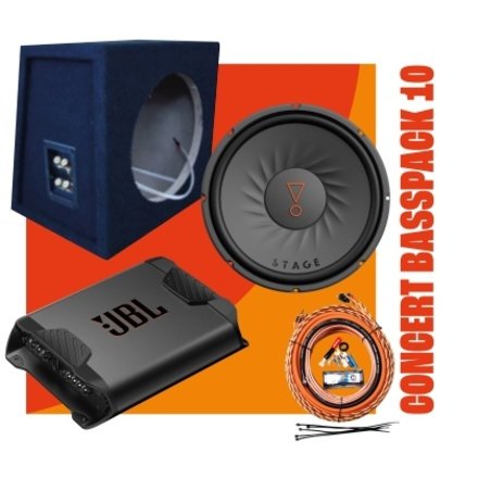 JBL Concert Pack Bass 10 - Bestaande uit:  Concert a652/Stage102/Ne1010.2/Cke10