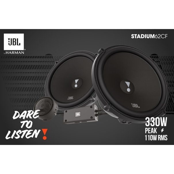 JBL JBL Stadium 62CF - 2-Weg compo speakerset - 16.5 cm - 110 Watt RMS