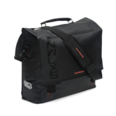 New Looxs Enkele Fietstas Varo Messenger - Zwart - 15 Liter - 100% Waterdicht - Afneembaar - Laptopvak