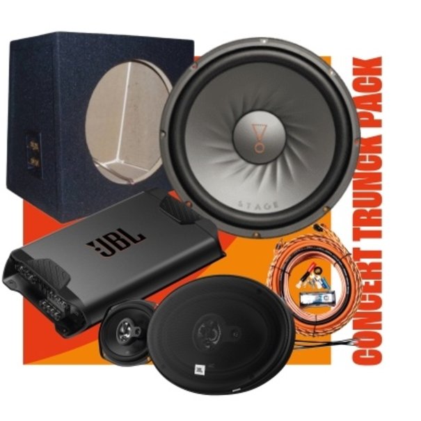 JBL JBL Concert Pack Bass 12 - Bestaande uit: JBL Concert Pack Trunck - Bestaande uit:  Concert a704/Stage1 9631/Stage122/Ne1212.2/Cke10/SI-E2Y Y-Adapter