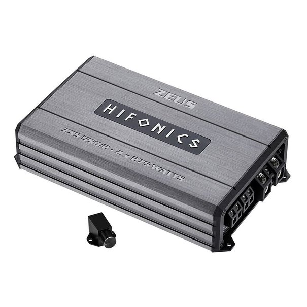 Hifonics  Hifonics ZXS550/2 - 2 Kanaals klasse D versterker - 550 Watt RMS op 4 Ohm (gebrugd)