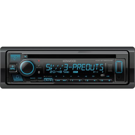 Kenwood KDC-BT960DAB - Autoradio 1 DIN  - DAB+ Tuner & CD speler -  Bluetooth  - USB - AUX