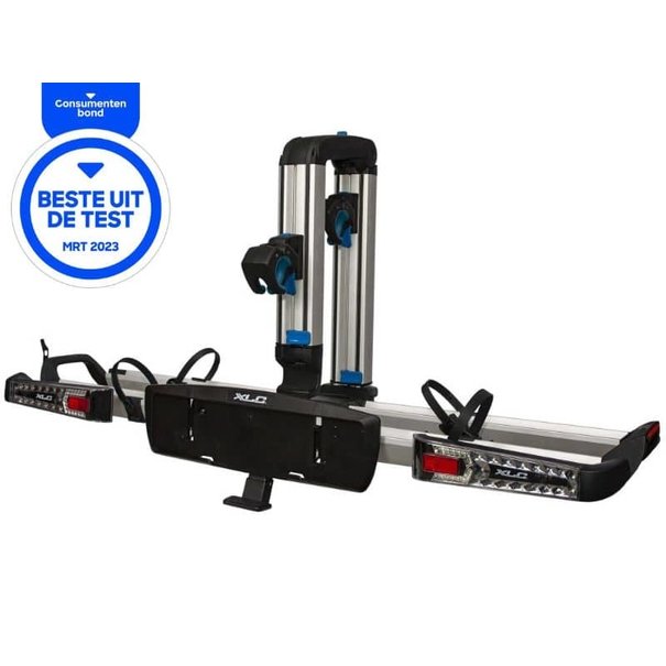 XLC  XLC Fietsendrager Almada Work-E VC-C07 Zwart/Zilver - 2 fietsen7/13 Polig - Opklapbaar - Kantelbaar