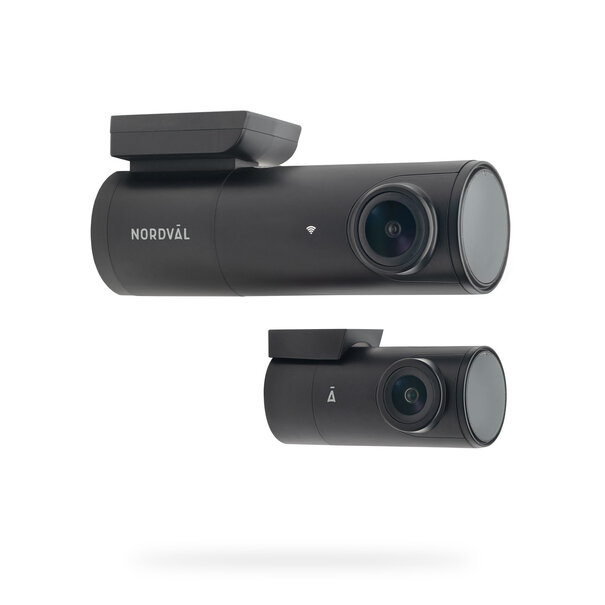 Nordväl Nordväl DC102 2CH Dashcam 2K + GPS + Wi-Fi 32GB