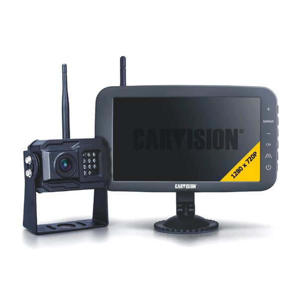 Carvision CarVision LCD monitor 5" - met opbouw camera Draadloos tot ca 20m