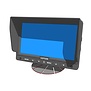 LCD monitor 7" met 3x 4Pin ASIA