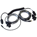 Carvision Spiraalkabelset AE-Mini Spiral - Mini curle kabel met 15+8 mtr camera kabel