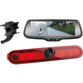 Achteruitrijcamera set -  Met 7" spiegelmonitor voor Mercedes Citan - Renault Kangoo