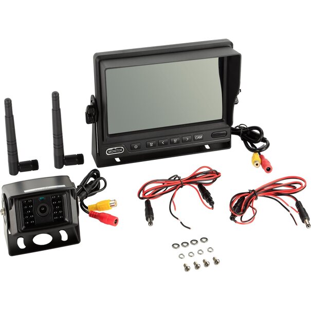 ACV Achteruitrijcamera monitor kit 7" AHD draadloze camera set