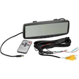 LCD spiegel 4.3" met 2x RCA input.