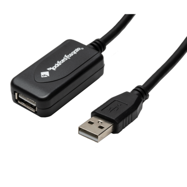 Rockford Rockford PMX-USBEXT - Verlengkabel 10 meter -  Voor USB-connector aan de achterkant van PMX-bronapparaten