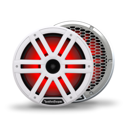 Rockford M2-10H - Marine - 25 cm -  Color Optix -  2-Weg -  Hoorngeladen luidspreker - Wit