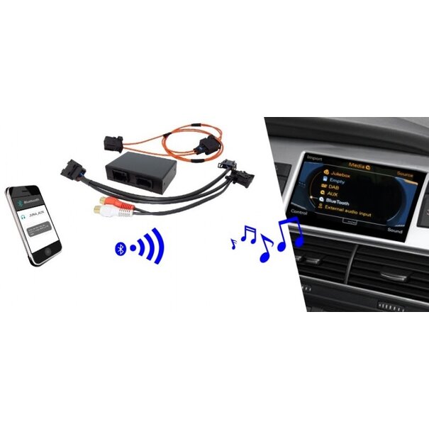 Navinc Bluetooth & AUX interface Audi MMI 3G  via CDC level Most