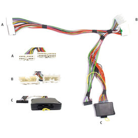 Audio2Car18+14 pins Div. modellen Mitsubishi- Peugeot- Citroën- Honda- Acura met Rockford Fosgate