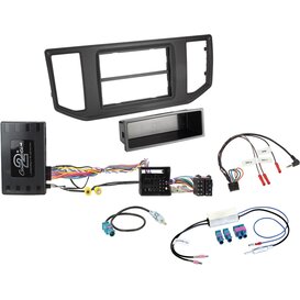 2-DIN Inbouw-KIT Volkswagen Crafter/ Grand California - MAN TGE 2017-2020 Zwart