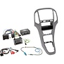 2-DIN Kit met pocket + radio adapter kit Opel Astra 2009-2020 Kleur: Titanium Grijs