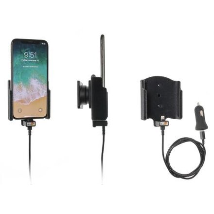 Telefoonhouder - Apple iPhone X / Xs -  Actieve houder - 12V USB plug