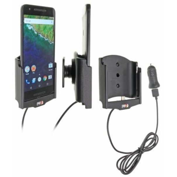 Brodit Telefoonhouder - Huawei Nexus 6P - Actieve houder - 12V USB plug