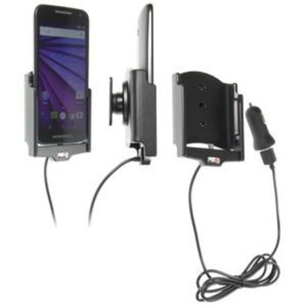 Brodit Telefoonhouder - Motorola Moto G (3rd Gen) - Actieve houder - 12V USB plug